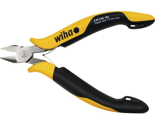 WIHA Zijkniptang Professional ESD 125 Mm Spits Zonder Afschuining