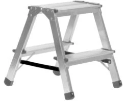 KAISERTHAL Huishoudtrap Aluminium 2x2 Treden