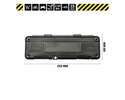 WGB Momentsleutelset 1/4" Incl. Bits - Afbeelding 9