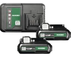 HIKOKI Accupack UC12SLWFZ (acculader UC12SL + 2x Accu 12V/4,0Ah