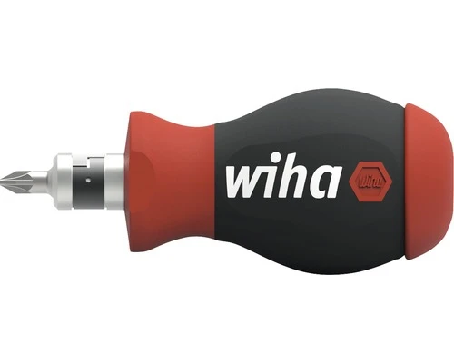 WIHA Schroevendraaier Stubby Met Bitmagazijn 4 WIHA Schroevendraaier Stubby Met Bitmagazijn - Afbeelding 2