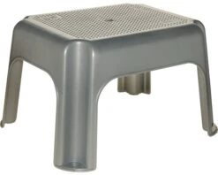 Opstapkrukje Van Kunststof, Zilver