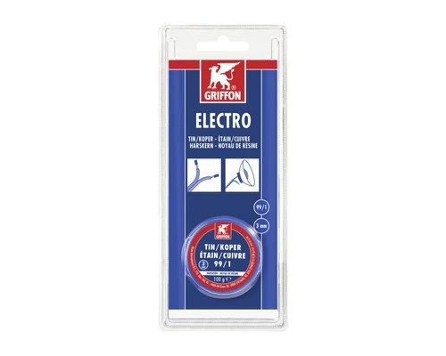GRIFFON Draadsoldeer Electro Tin/koper 99/1 Harskern Ø 3 Mm 100 G