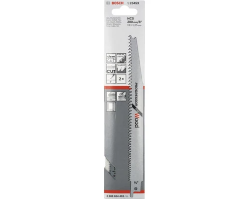 BOSCH Reciprozaagblad S 2345 X Duo-pak - Afbeelding 2